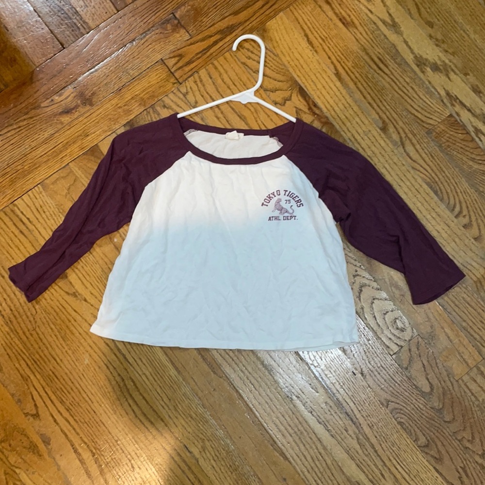 Garage Cropped Baseball T